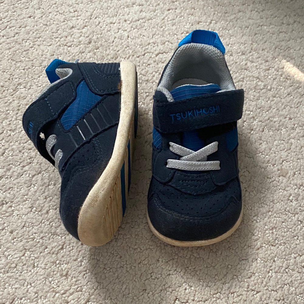Tsukihoshi Kids Navy Blue Sneakers- 6.5